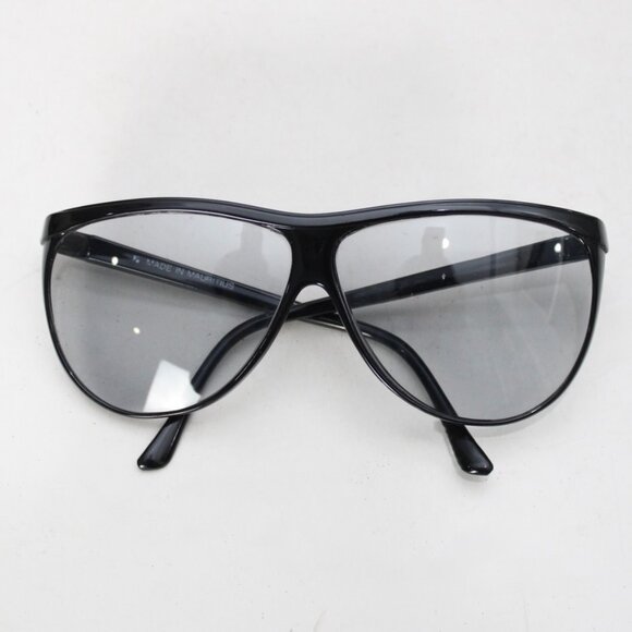 Vintage Women\'s 80\'s Oversized Black Gray Gaspar Sunglasses main image 5
